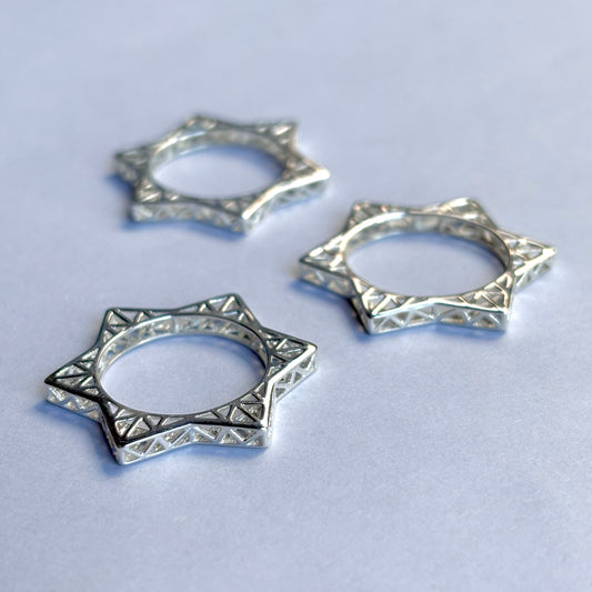 Star plain ring 6