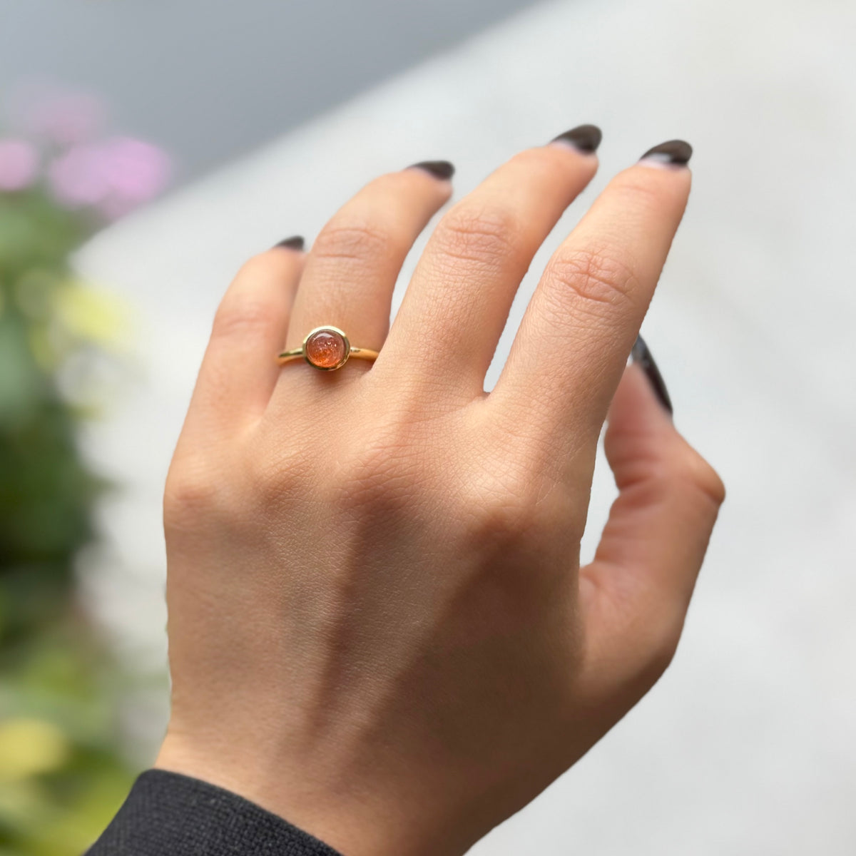 Brass 1stone ring