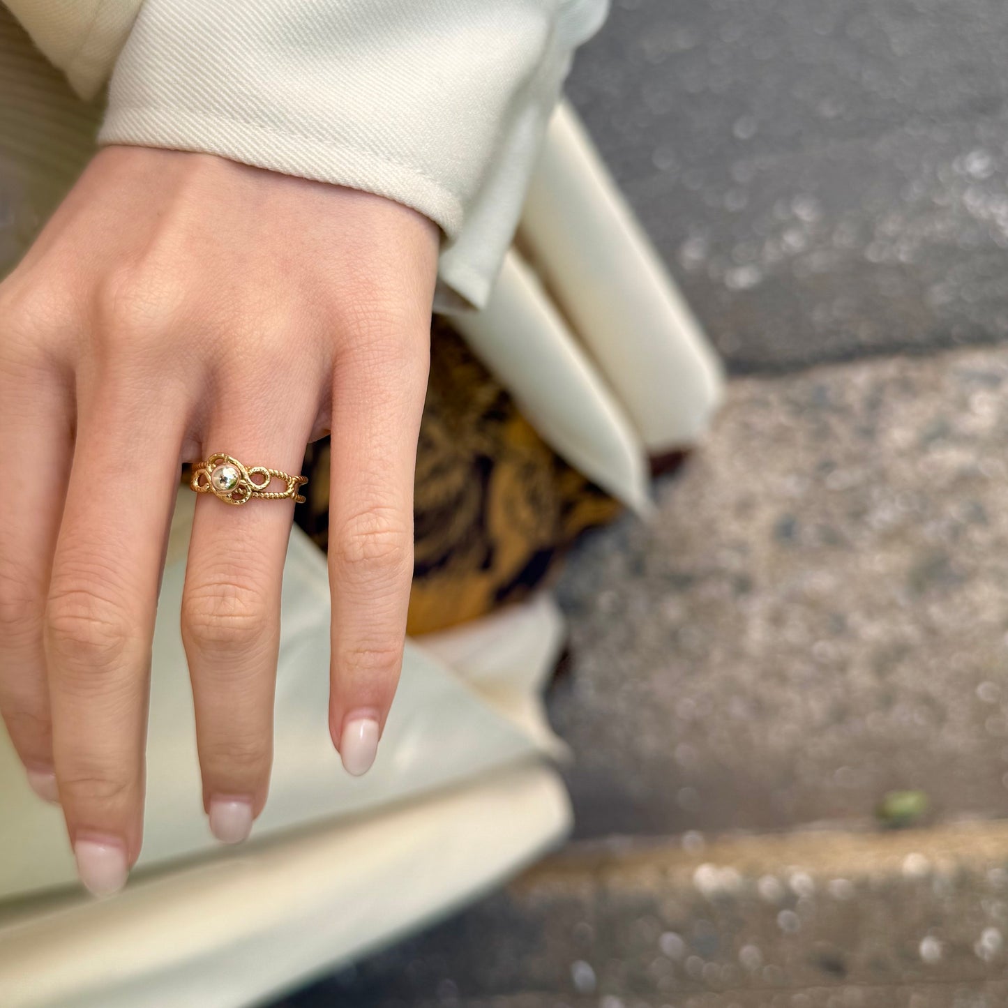 Mix plain ring 2〈Ball〉