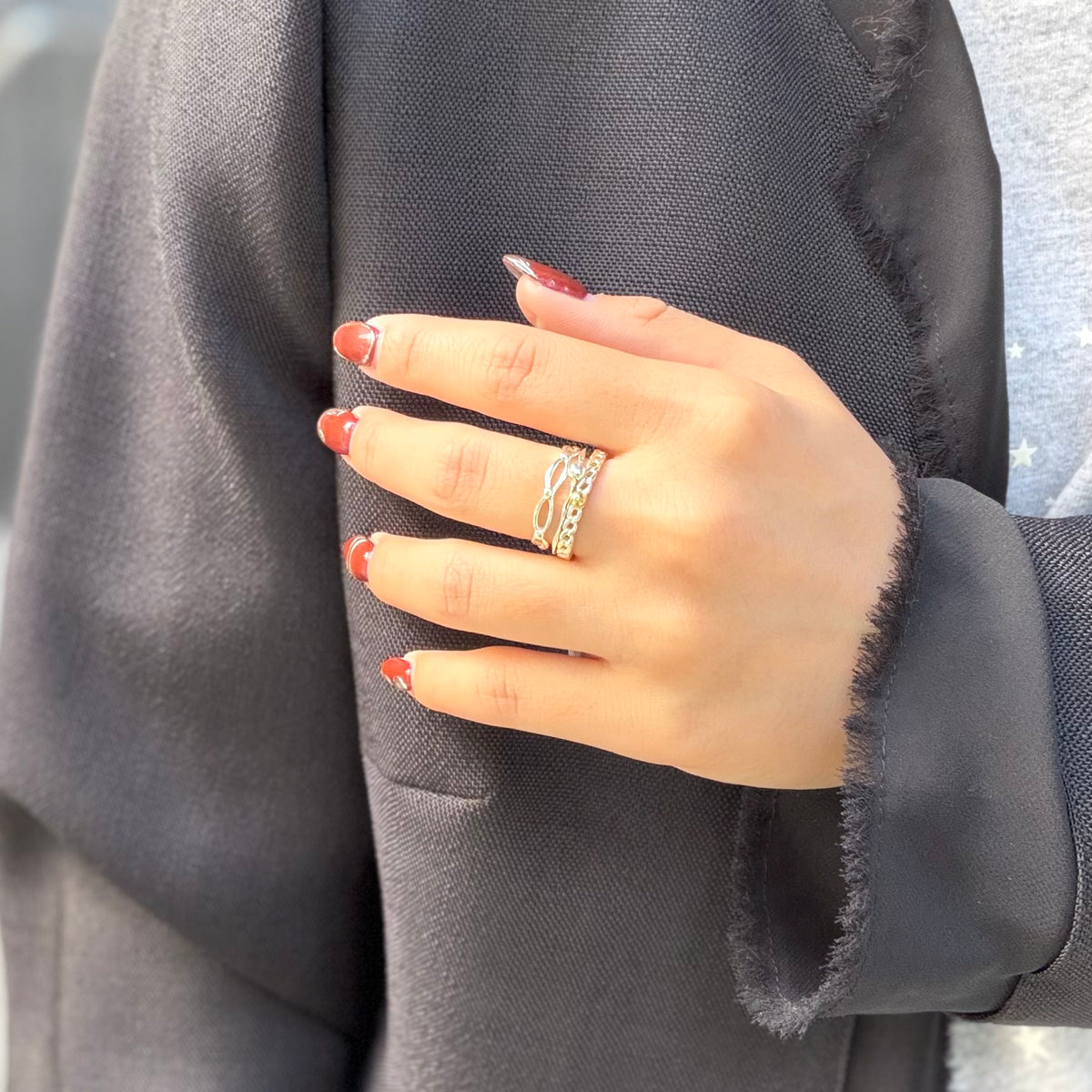 Silver925 plain ring 60