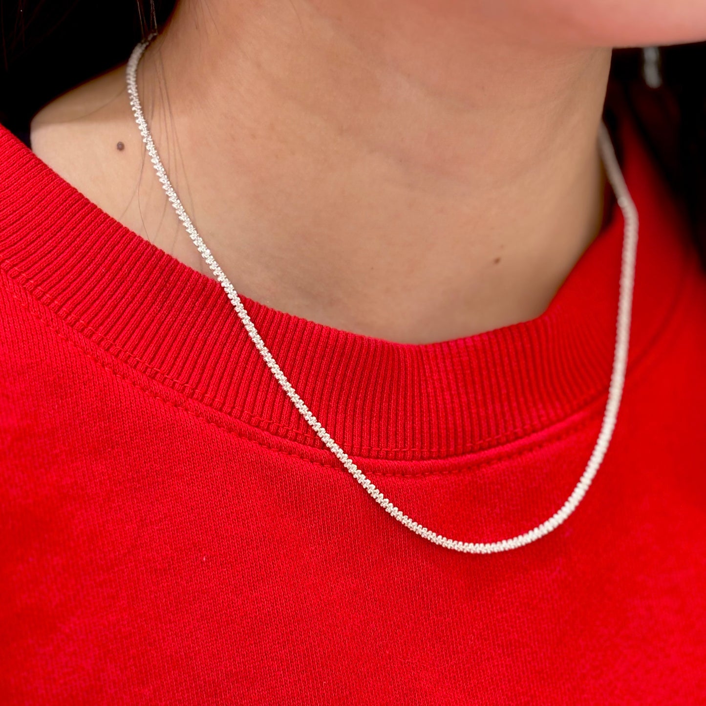 Silver925 chain necklace 43