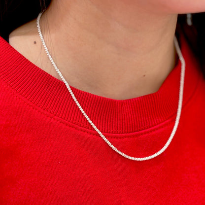 Silver925 chain necklace 43