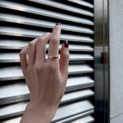 Silver925 plain ring 105