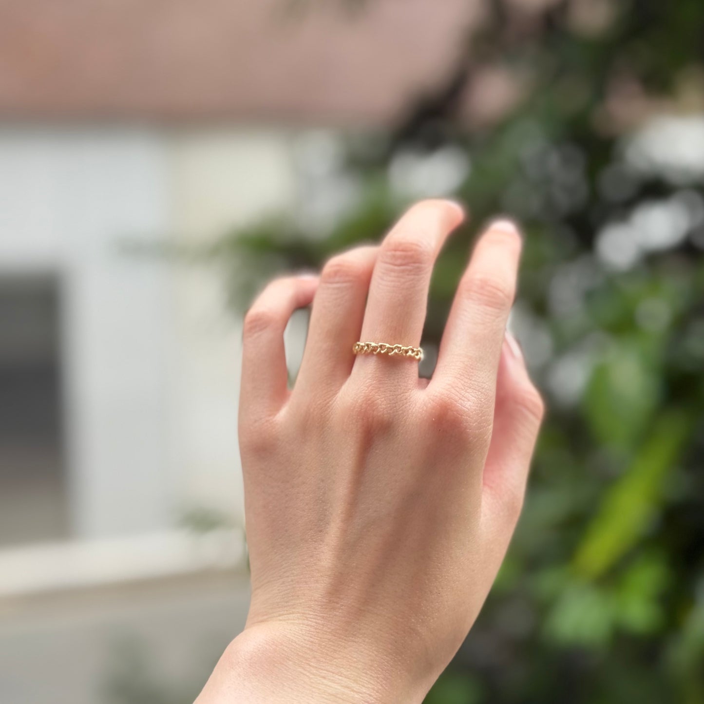 Brass Heart plain ring 9