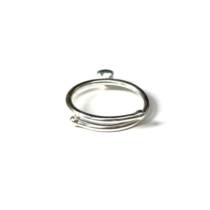 Silver925 petit ring 17