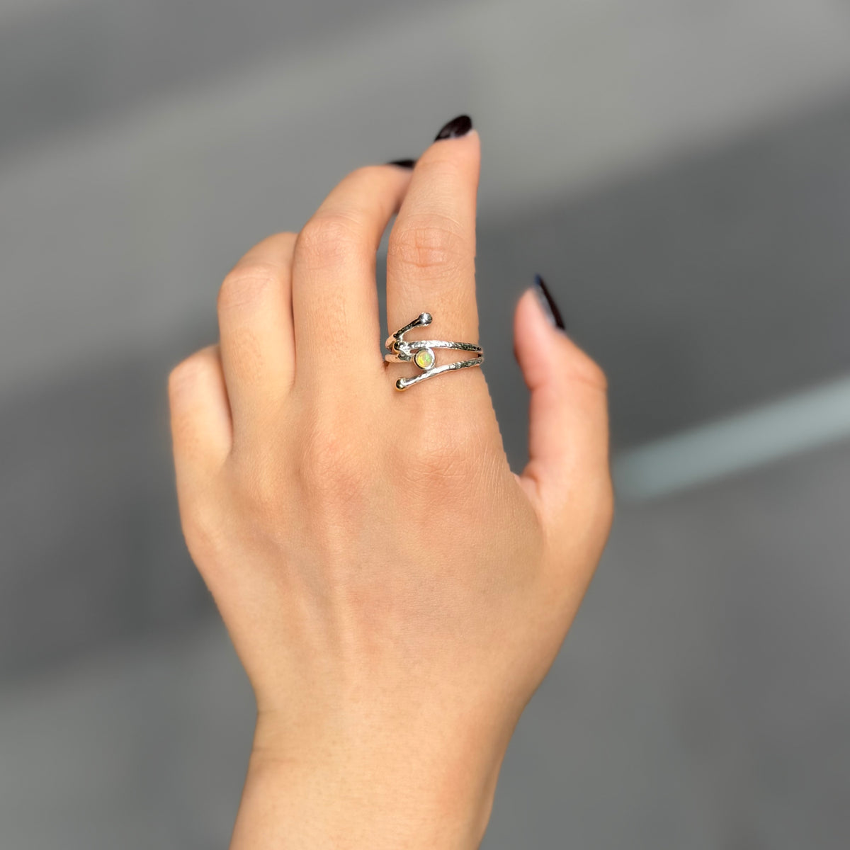 Silver925×brass design ring 20