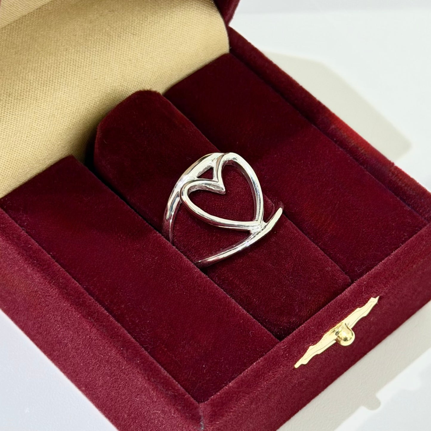 Heart plain ring 79