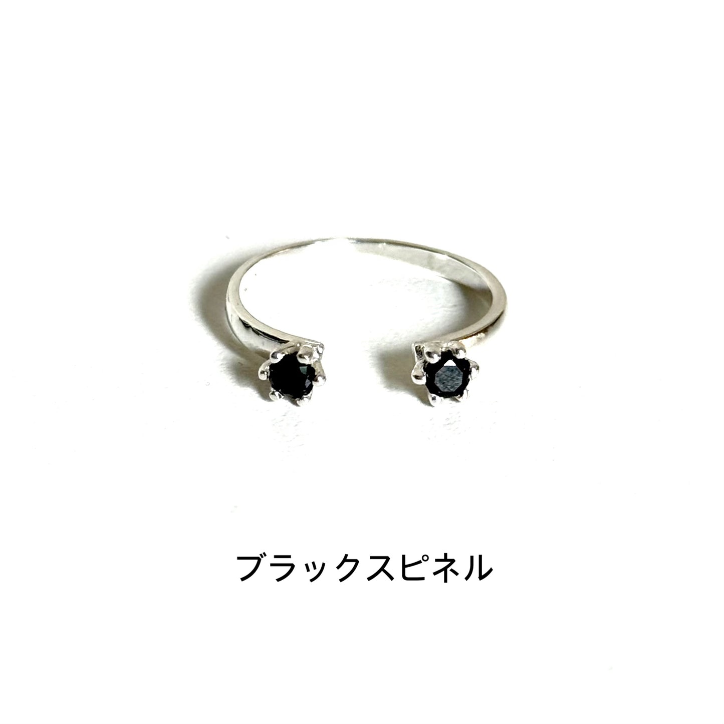 Silver925 2stone ring 1