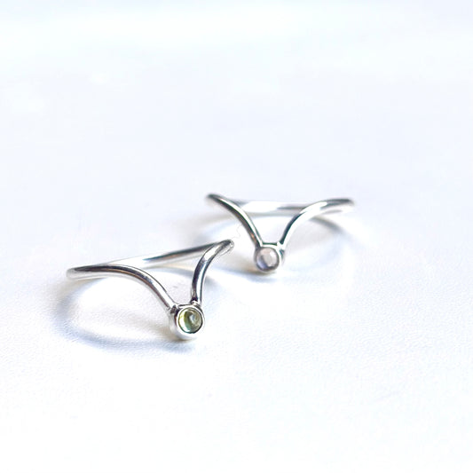 Silver925 V design ring 2