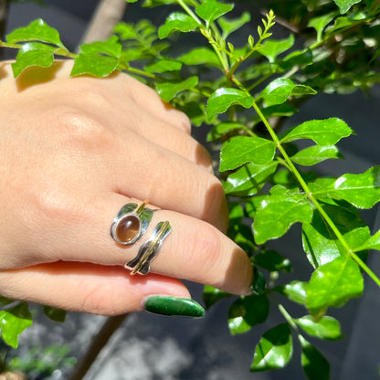 Silver925×Brass design ring