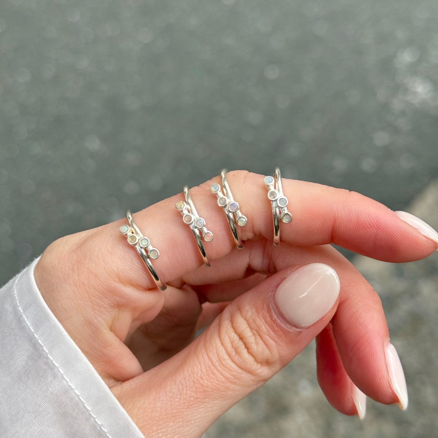 Silver925 design ring 90