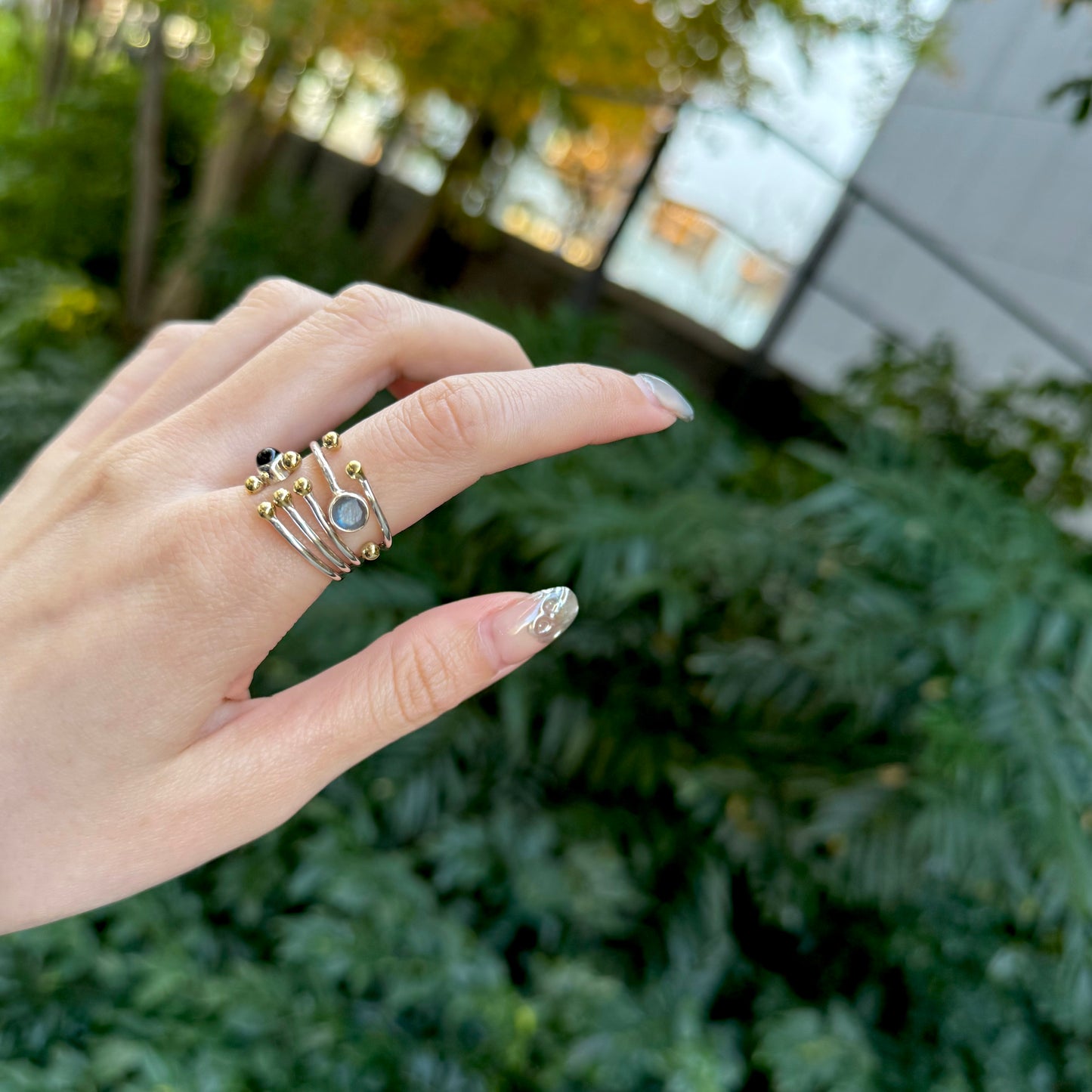 Silver925×Brass design ring 14