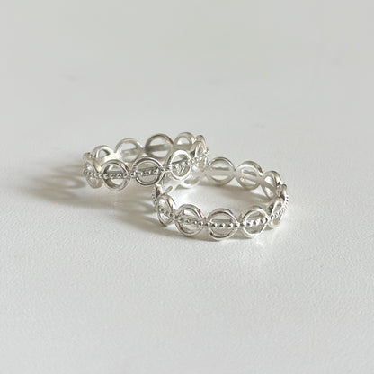 Silver925 plain ring 78