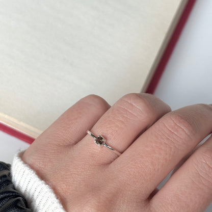 Silver925 1stone ring 1