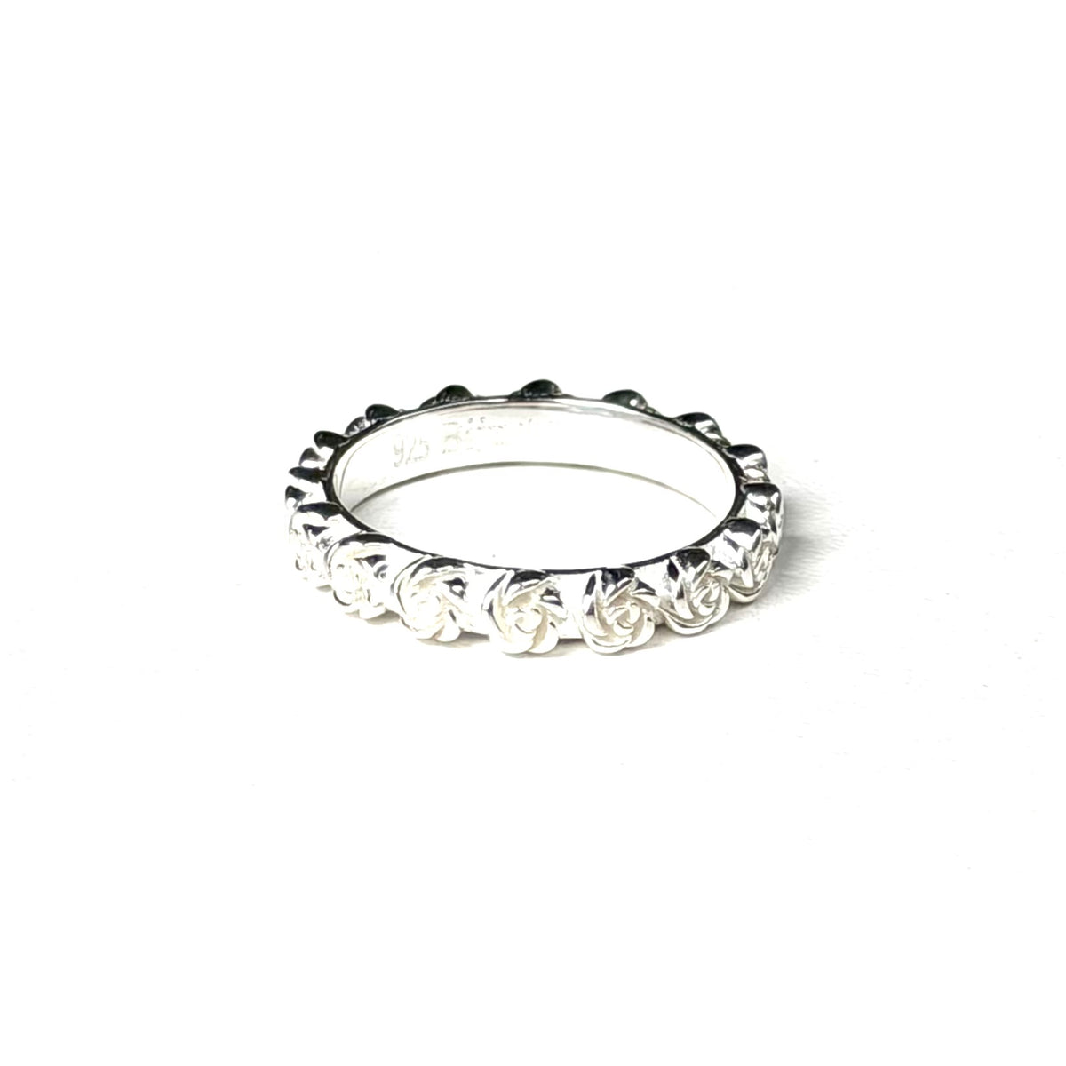 Rose plain ring