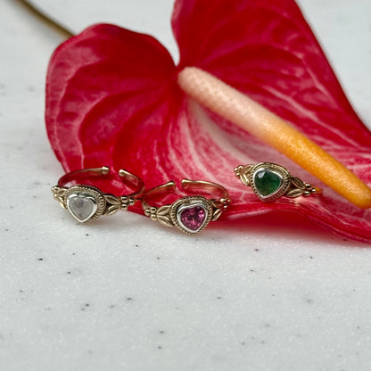 Heart design ring 6