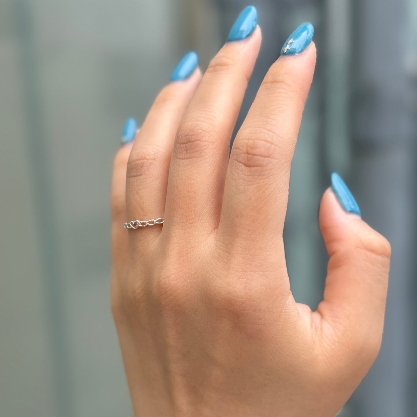 Heart plain ring 76