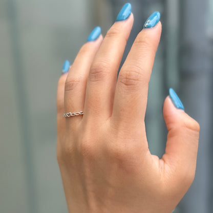 Heart plain ring 76