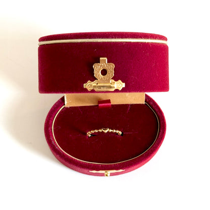 Brass Heart plain ring 7