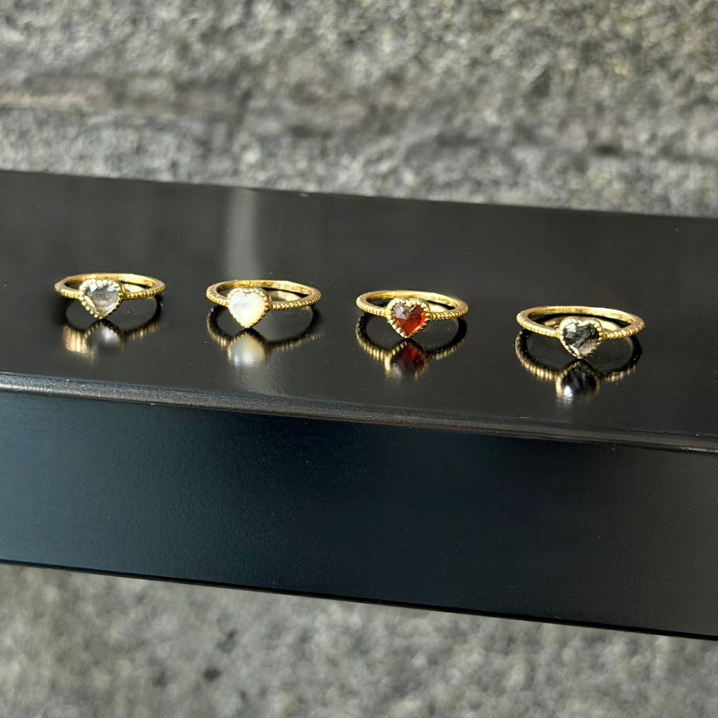 Brass Heart ring