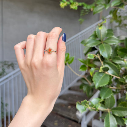 Silver925×Brass petit ring 3