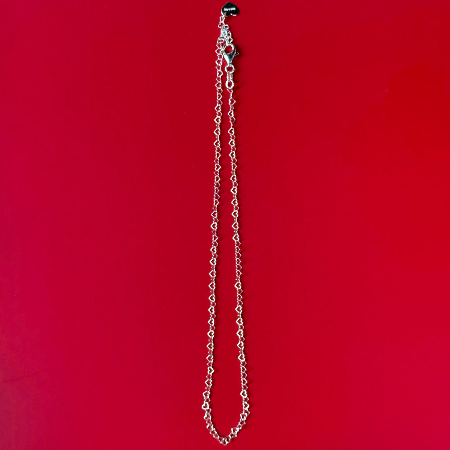 Silver925 chain  necklace〈Heart〉1