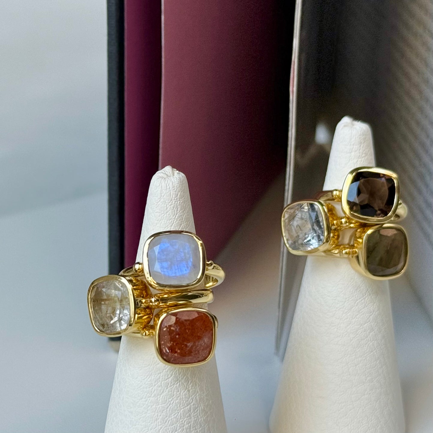 Brass square ring