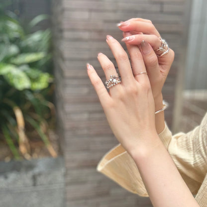Pearl design ring 10
