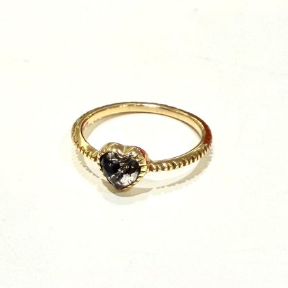Brass Heart ring