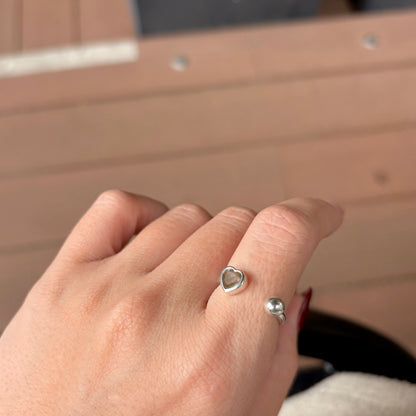 Heart fork ring 2