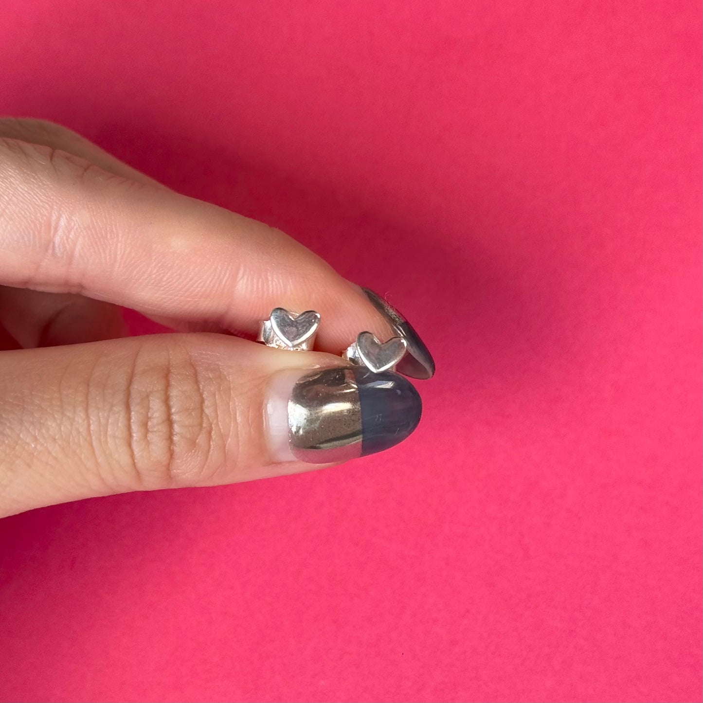 Silver925 plain pierce〈Heart〉