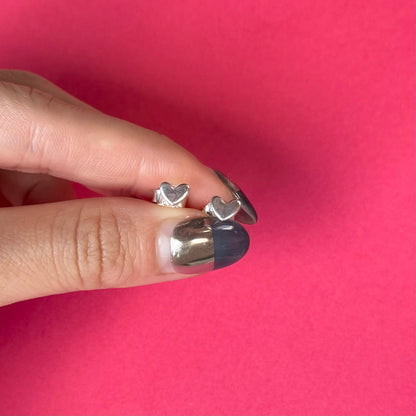 Silver925 plain pierce〈Heart〉