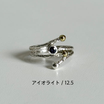 Silver925×Brass design ring 13