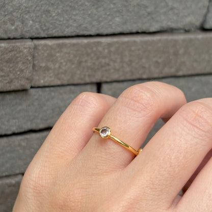 Brass petit ring 9