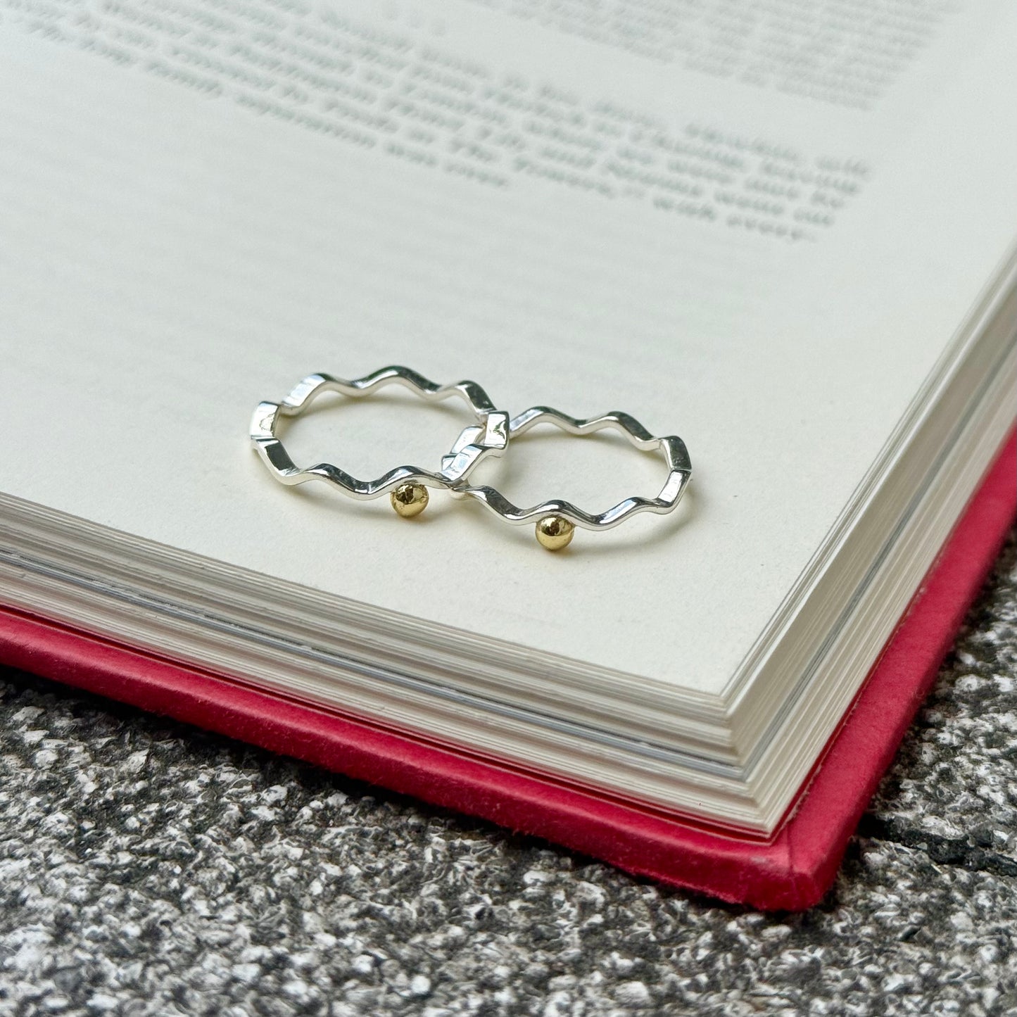 Silver925×Brass plain ring 3