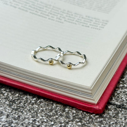 Silver925×Brass plain ring 3