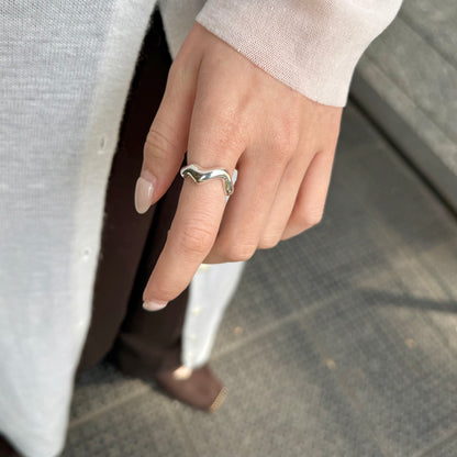 Silver925 plain ring 1