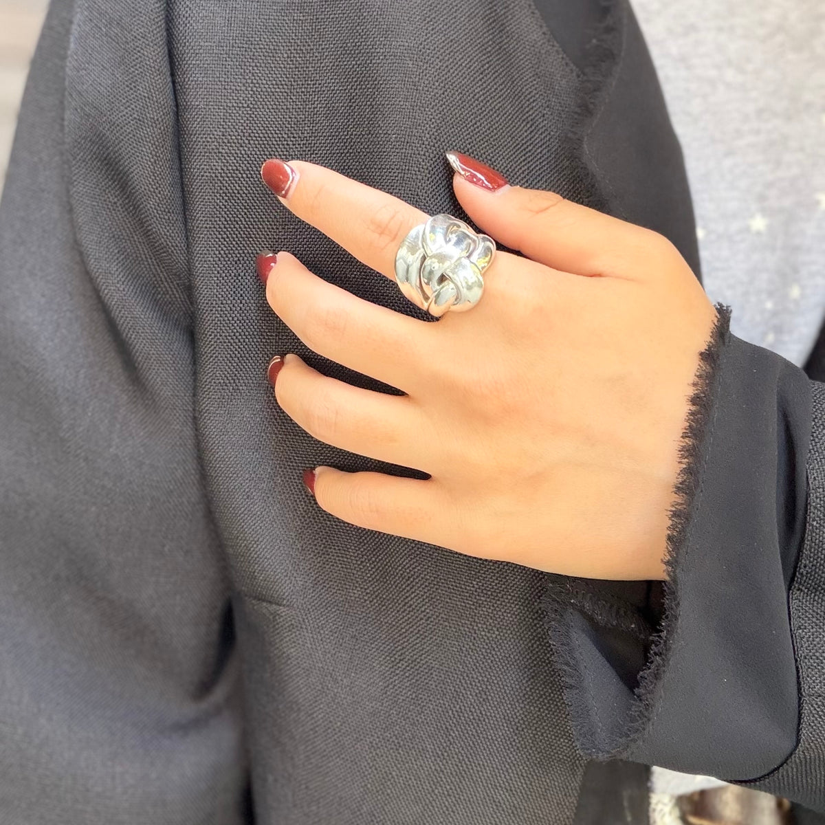 Silver925 plain ring 65