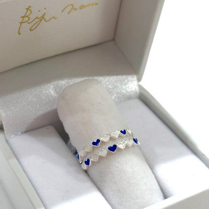 《FUKUOKA limited color》Heart enamel ring 2