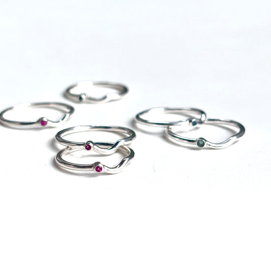 Silver925 Wave ring 9