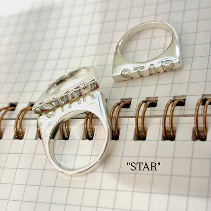 STAR plain ring 8