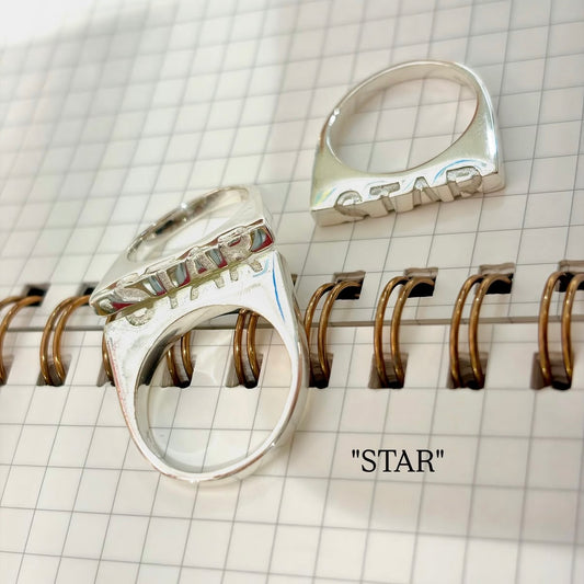 STAR plain ring 8