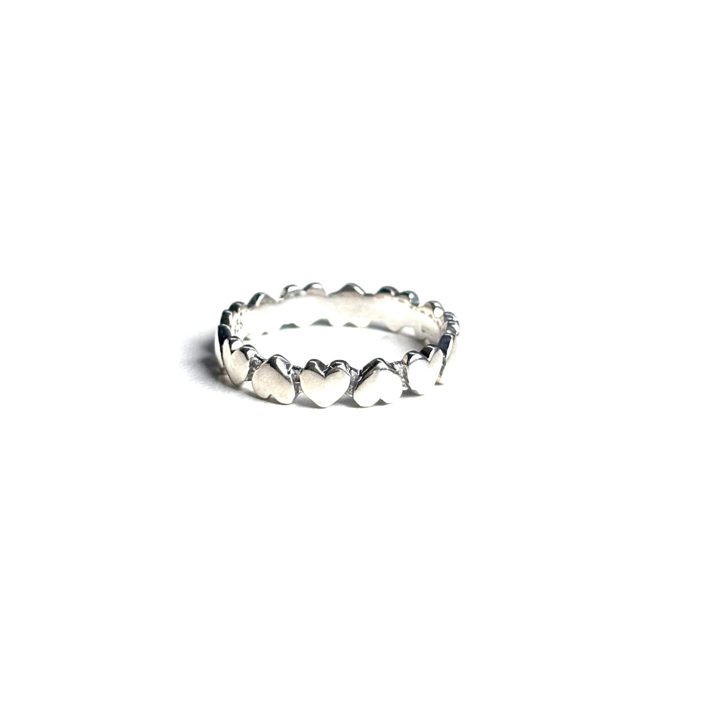 Heart plain ring 62