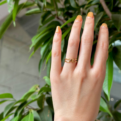 Brass design ring 6