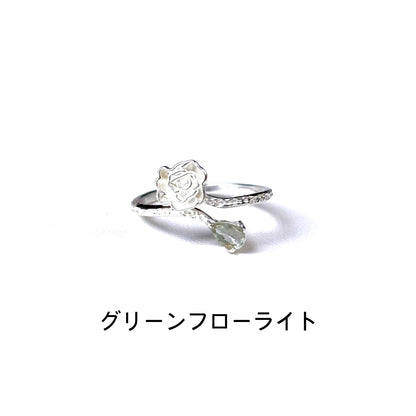 Flower design ring 19