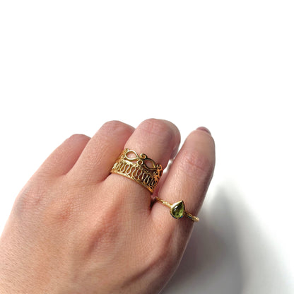 Brass petit ring 63