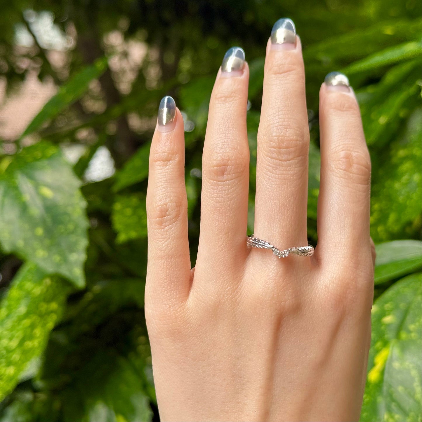【Biju mam poco】White diamond ring