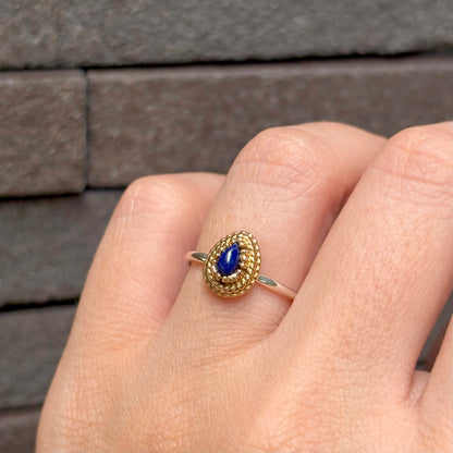 Silver925×Brass petit ring 4