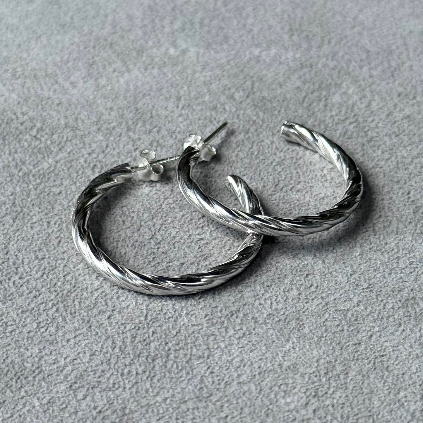 Silver925 hoop pierce 7