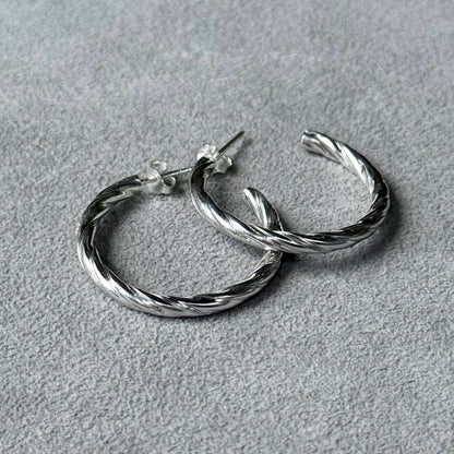 Silver925 hoop pierce 7